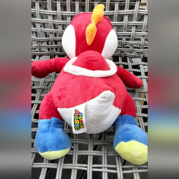 Super Mario Plush Red Yoshi Stuffed Animal - Picture 5 of 5